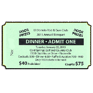 Individual Annual Banquet 2015 Ticket Image